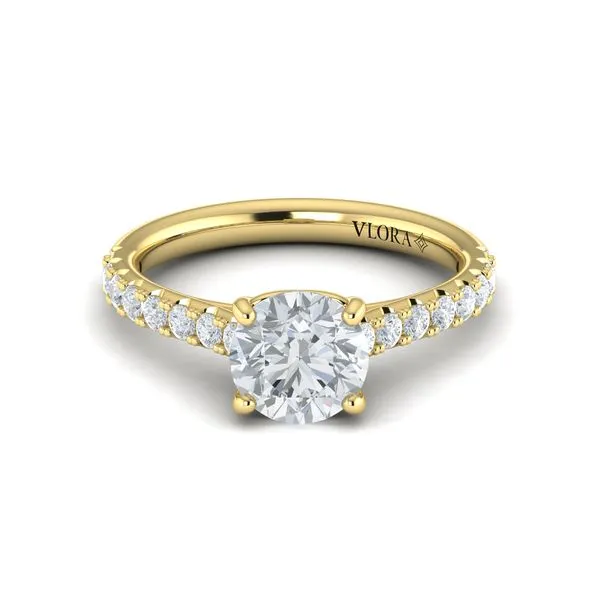 Classic Cathedral Engagement Ring Image 2 James & Williams Jewelers Berwyn, IL