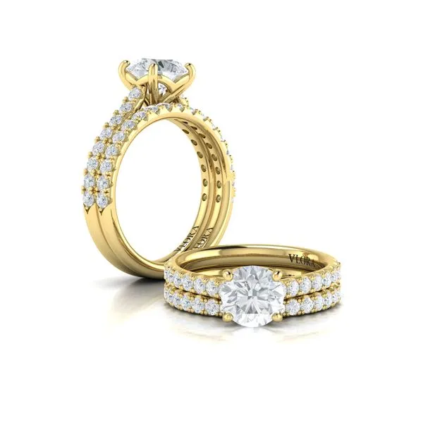 Classic Cathedral Engagement Ring Image 4 James & Williams Jewelers Berwyn, IL