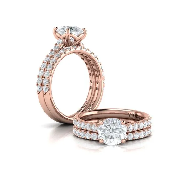 Classic Cathedral Engagement Ring Image 4 James & Williams Jewelers Berwyn, IL