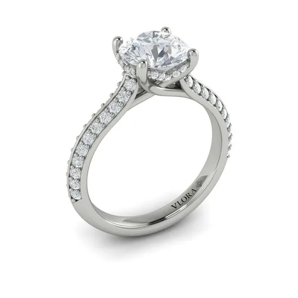 Harmony Hidden Halo Engagement Ring James & Williams Jewelers Berwyn, IL