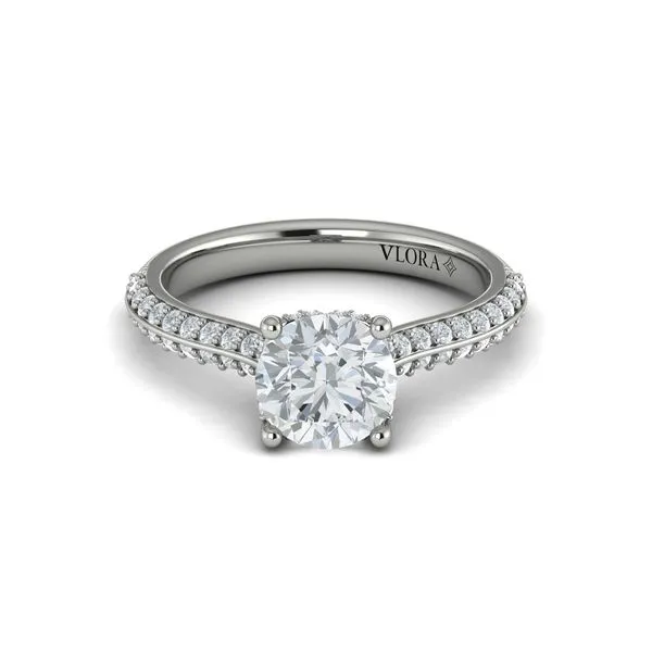 Harmony Hidden Halo Engagement Ring Image 2 James & Williams Jewelers Berwyn, IL