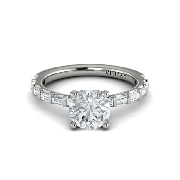 Shining Baguette Band Engagement Ring Image 2 James & Williams Jewelers Berwyn, IL