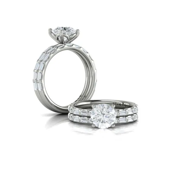 Shining Baguette Band Engagement Ring Image 4 James & Williams Jewelers Berwyn, IL