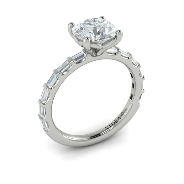 Shining Baguette Band Engagement Ring James & Williams Jewelers Berwyn, IL