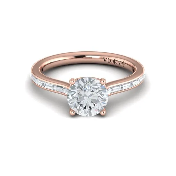 Brilliant Waterfall Engagement Ring Image 2 James & Williams Jewelers Berwyn, IL