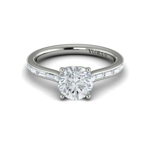 Brilliant Waterfall Engagement Ring Image 2 James & Williams Jewelers Berwyn, IL