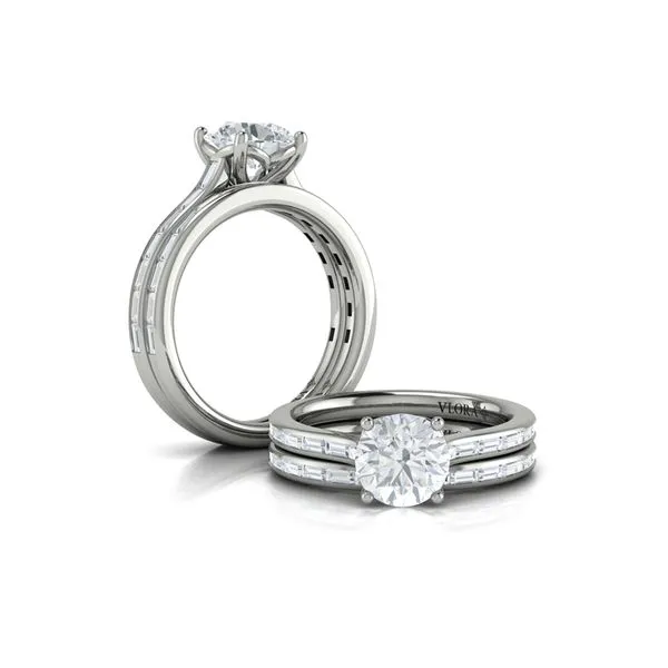 Brilliant Waterfall Engagement Ring Image 4 James & Williams Jewelers Berwyn, IL