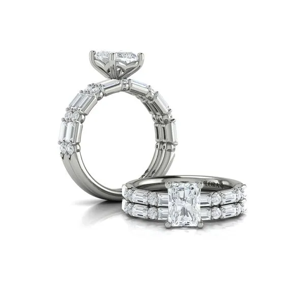Daring Deco Emerald Cut Engagement Ring Image 4 James & Williams Jewelers Berwyn, IL