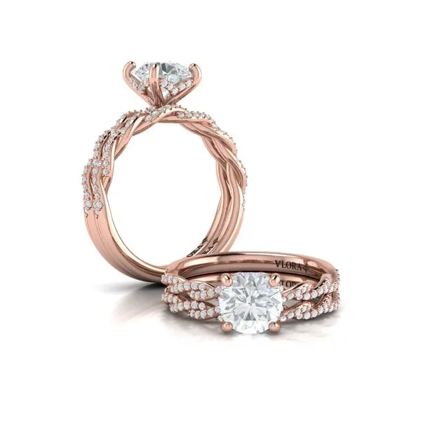 Entwined Engagement Ring Image 4 James & Williams Jewelers Berwyn, IL