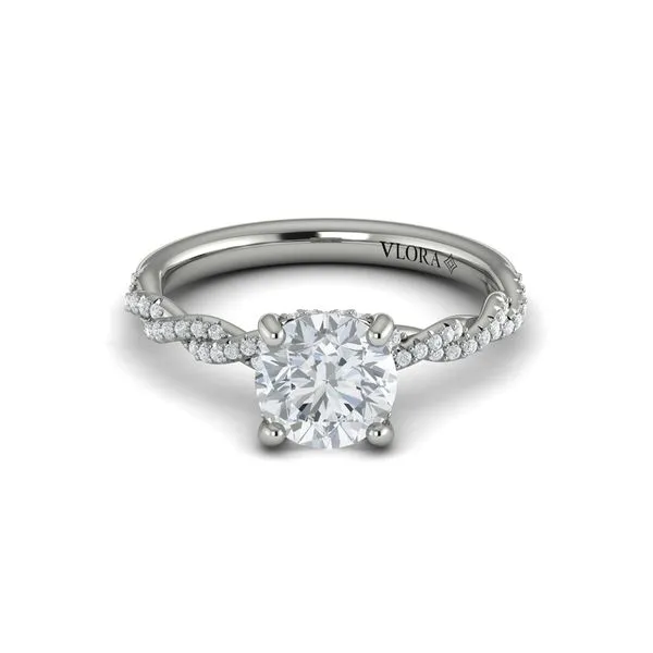 Entwined Engagement Ring Image 2 James & Williams Jewelers Berwyn, IL