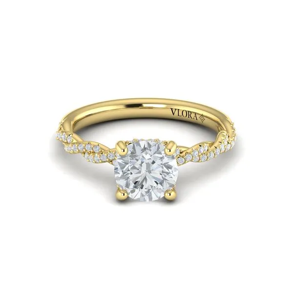 Entwined Engagement Ring Image 2 James & Williams Jewelers Berwyn, IL