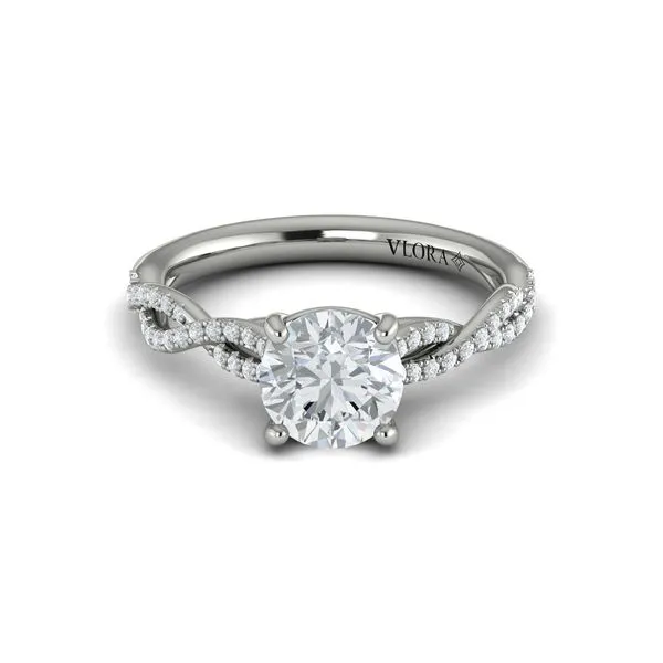 Woven Strands Engagement Ring Image 2 James & Williams Jewelers Berwyn, IL