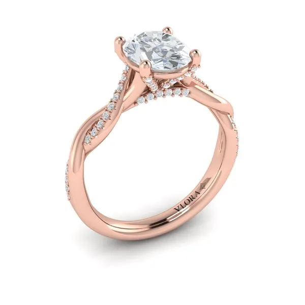 Harmony Oval Diamond Engagement Ring James & Williams Jewelers Berwyn, IL