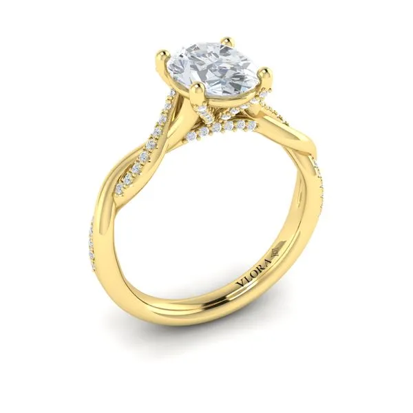 Harmony Oval Diamond Engagement Ring James & Williams Jewelers Berwyn, IL