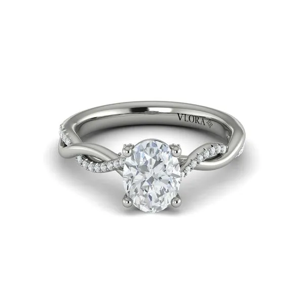 Harmony Oval Diamond Engagement Ring Image 2 James & Williams Jewelers Berwyn, IL