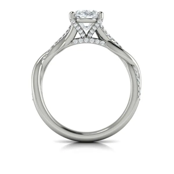 Harmony Oval Diamond Engagement Ring Image 3 James & Williams Jewelers Berwyn, IL