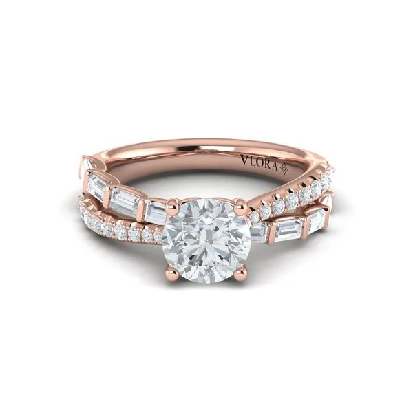 Entwined Round Diamond Engagement Ring Image 2 James & Williams Jewelers Berwyn, IL
