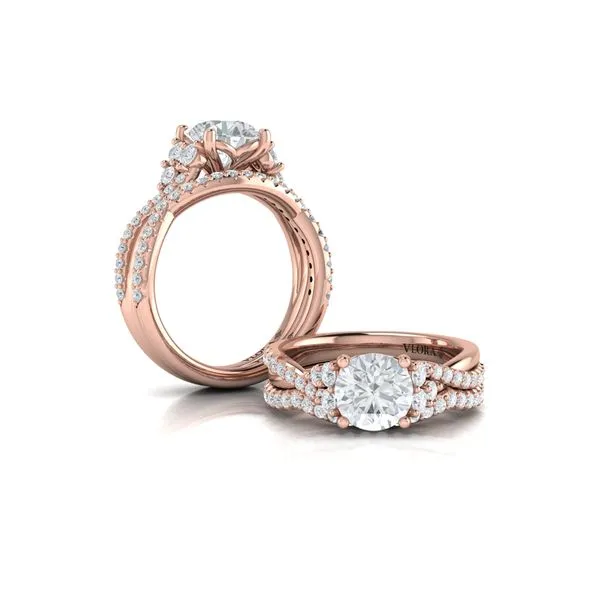 Entwined Round Engagement Ring Image 4 James & Williams Jewelers Berwyn, IL