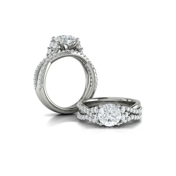 Entwined Round Engagement Ring Image 4 James & Williams Jewelers Berwyn, IL