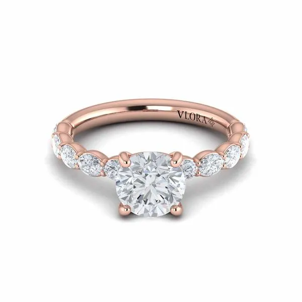 Graceful Round Diamond Engagement Ring Image 2 James & Williams Jewelers Berwyn, IL