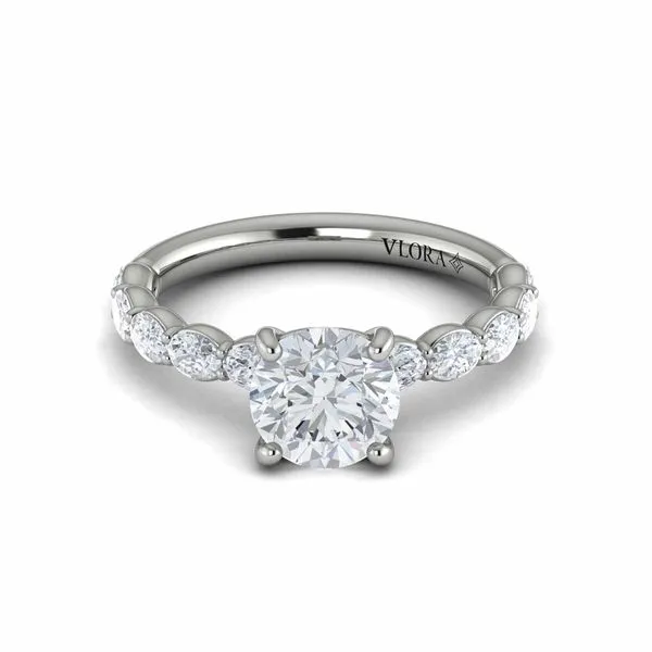 Graceful Round Diamond Engagement Ring Image 2 James & Williams Jewelers Berwyn, IL
