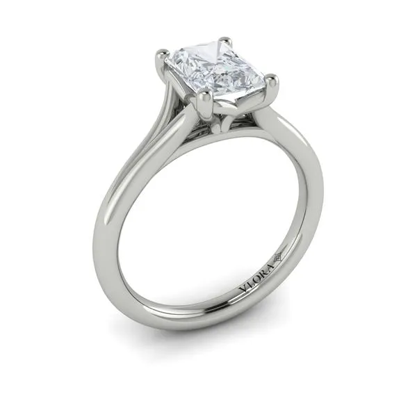 Solitaire Emerald Cut Engagement Ring James & Williams Jewelers Berwyn, IL