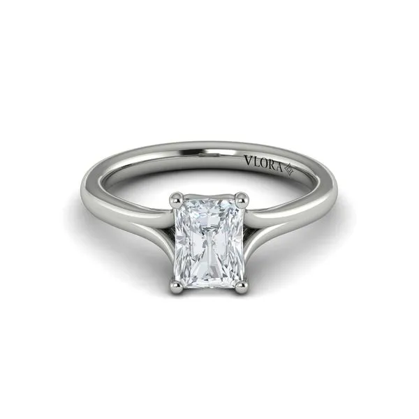 Solitaire Emerald Cut Engagement Ring Image 2 James & Williams Jewelers Berwyn, IL