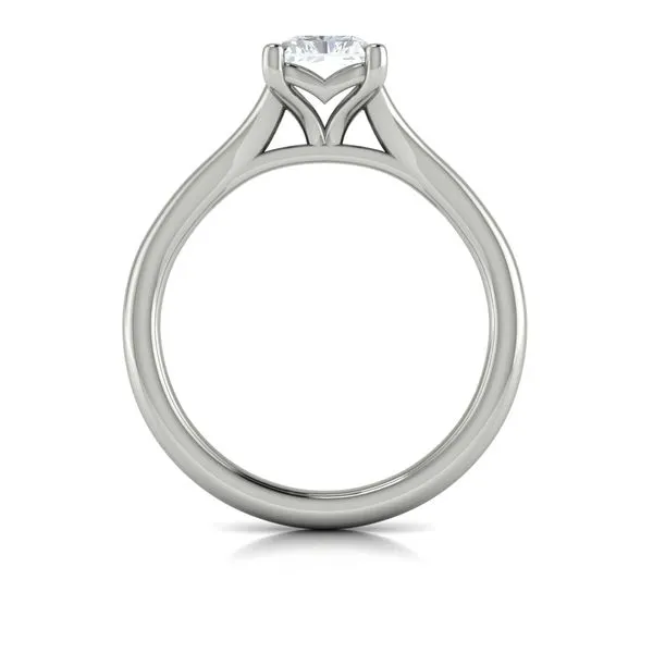 Solitaire Emerald Cut Engagement Ring Image 3 James & Williams Jewelers Berwyn, IL