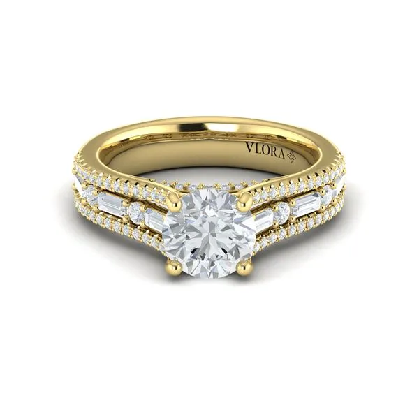Extravagant Round Engagement Ring Image 2 James & Williams Jewelers Berwyn, IL