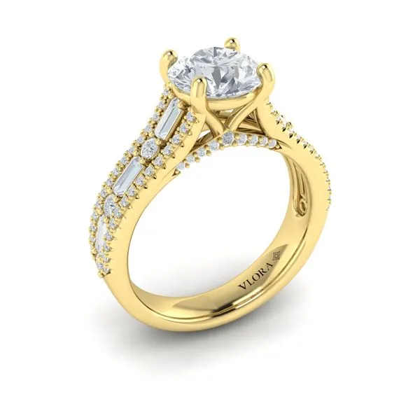 Extravagant Round Engagement Ring James & Williams Jewelers Berwyn, IL