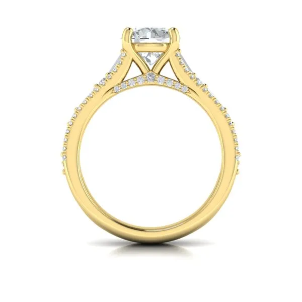 Extravagant Round Engagement Ring Image 3 James & Williams Jewelers Berwyn, IL