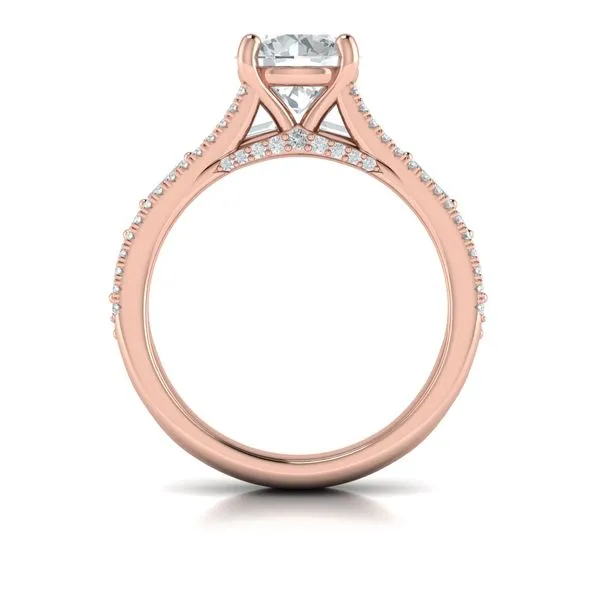 Crowned Engagement Ring Image 3 James & Williams Jewelers Berwyn, IL