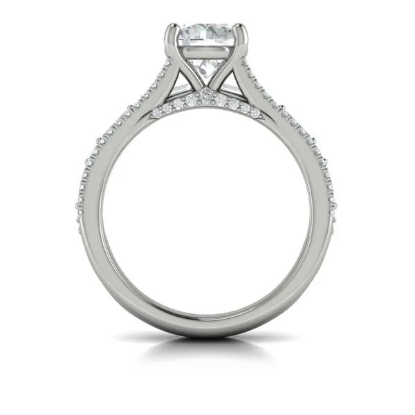 Crowned Engagement Ring Image 3 James & Williams Jewelers Berwyn, IL