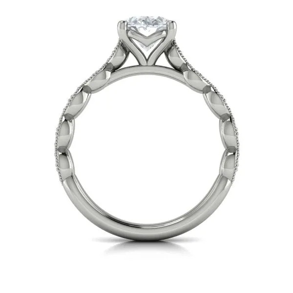 Unity Oval Engagement Ring Image 3 James & Williams Jewelers Berwyn, IL