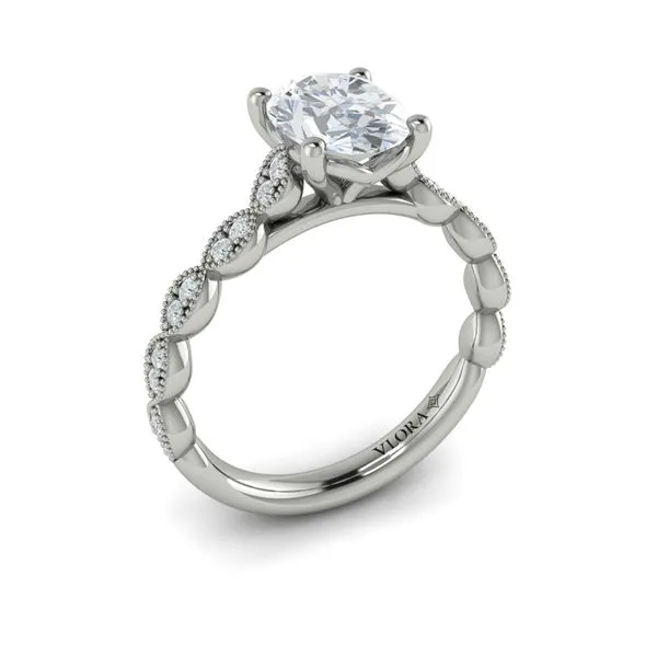 Unity Oval Engagement Ring James & Williams Jewelers Berwyn, IL
