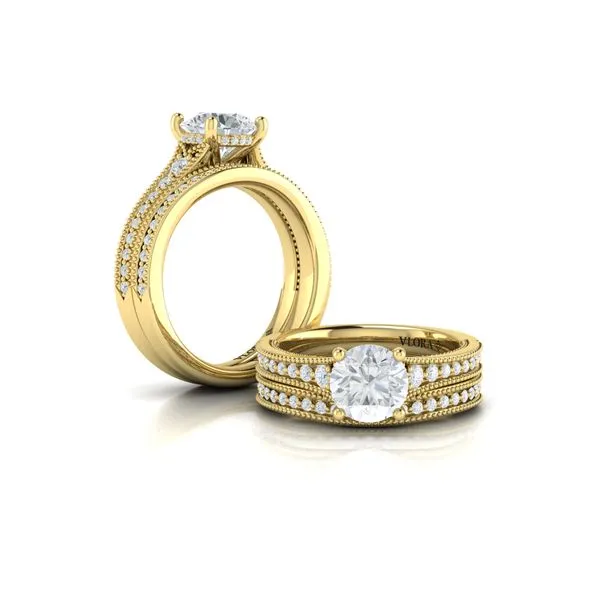 Intricate Hidden Halo Engagement Ring Image 4 James & Williams Jewelers Berwyn, IL