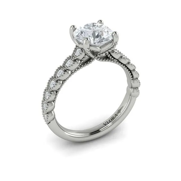 Modern Vintage Engagement Ring James & Williams Jewelers Berwyn, IL