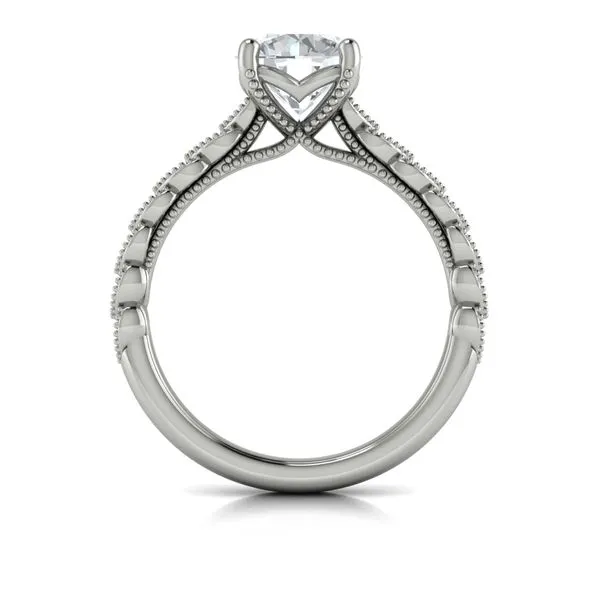 Modern Vintage Engagement Ring Image 3 James & Williams Jewelers Berwyn, IL