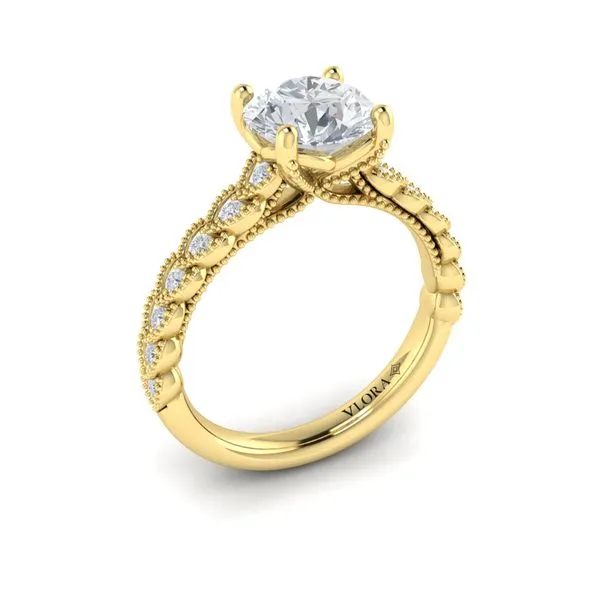 Modern Vintage Engagement Ring James & Williams Jewelers Berwyn, IL