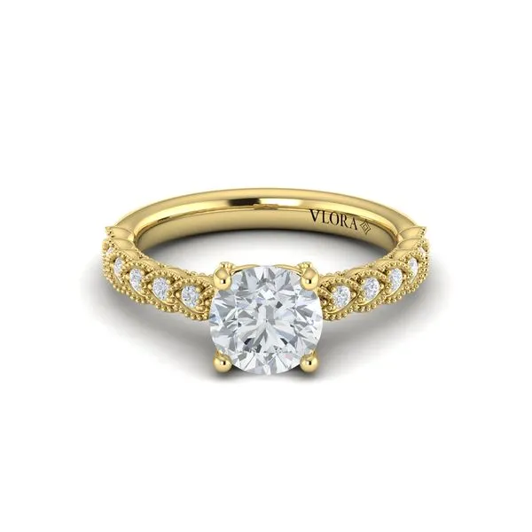 Modern Vintage Engagement Ring Image 2 James & Williams Jewelers Berwyn, IL