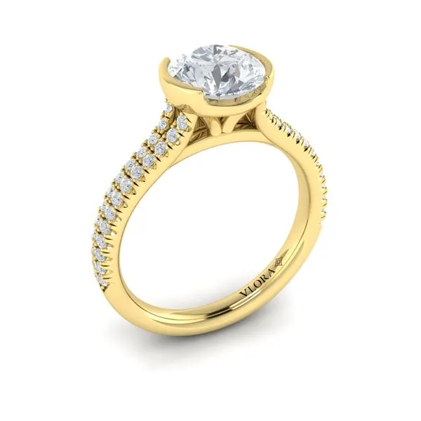 Classic Clutch Engagement Ring James & Williams Jewelers Berwyn, IL