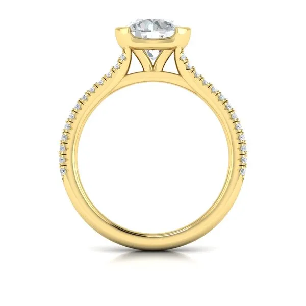 Classic Clutch Engagement Ring Image 3 Mitchell's Jewelry Norman, OK