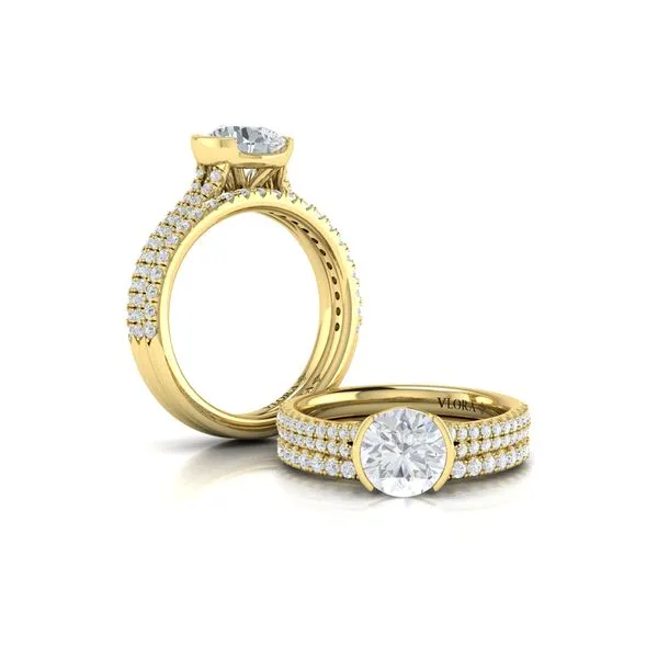 Classic Clutch Engagement Ring Image 4 Mitchell's Jewelry Norman, OK