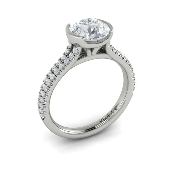 Classic Clutch Engagement Ring James & Williams Jewelers Berwyn, IL