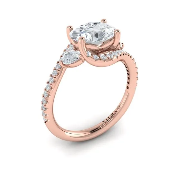 Embrace Oval Engagement Ring James & Williams Jewelers Berwyn, IL