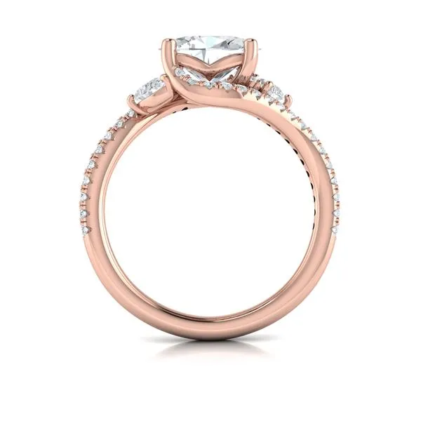 Embrace Oval Engagement Ring Image 3 James & Williams Jewelers Berwyn, IL