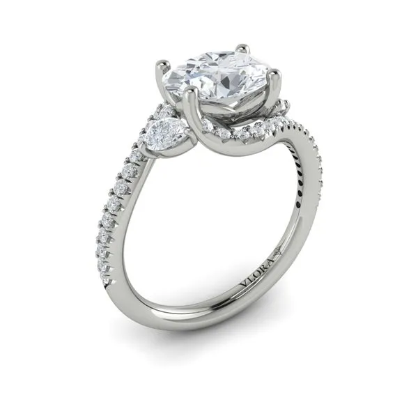Embrace Oval Engagement Ring James & Williams Jewelers Berwyn, IL