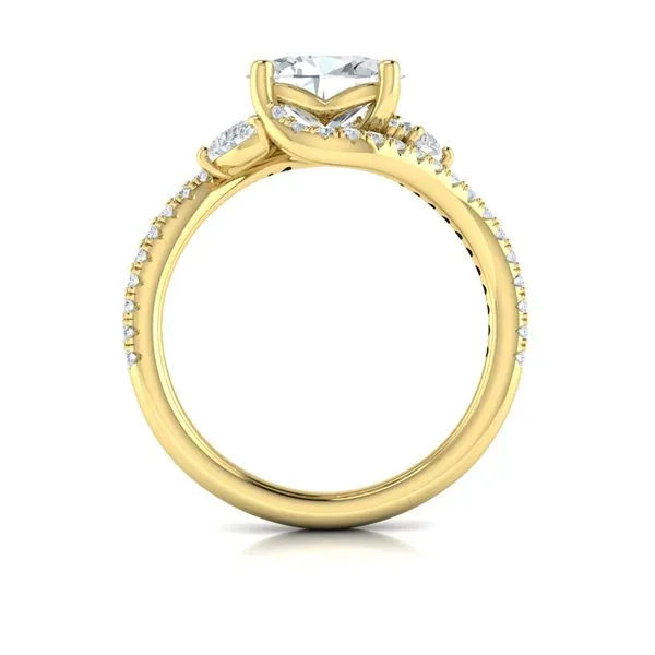 Embrace Oval Engagement Ring Image 3 James & Williams Jewelers Berwyn, IL