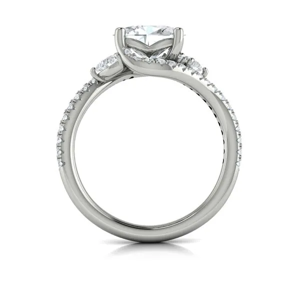 Embrace Oval Engagement Ring Image 3 James & Williams Jewelers Berwyn, IL