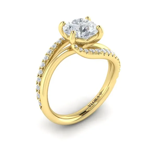 Graceful Curves Engagement Ring James & Williams Jewelers Berwyn, IL